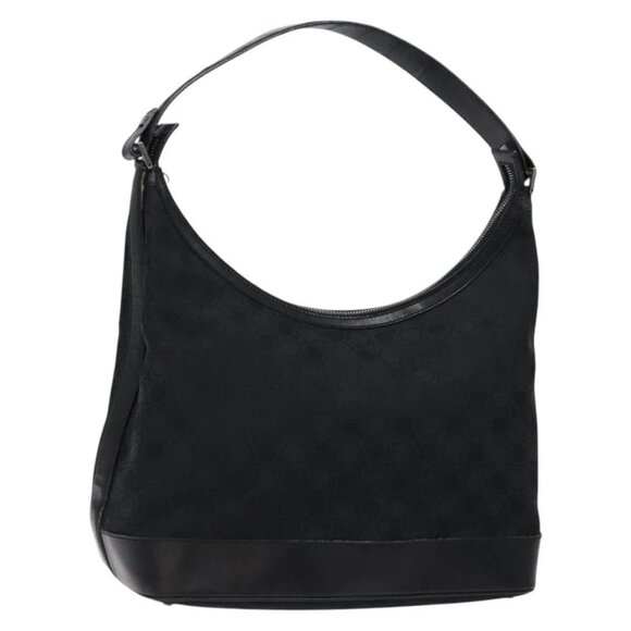 Salvatore Ferragamo Shoulder Bag Canvas Brown Silver - Picture 1 of 15